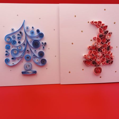 Christmas Cards quilled design