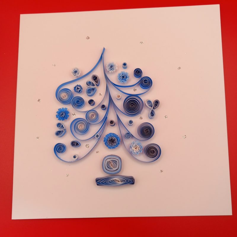 Christmas Cards quilled design