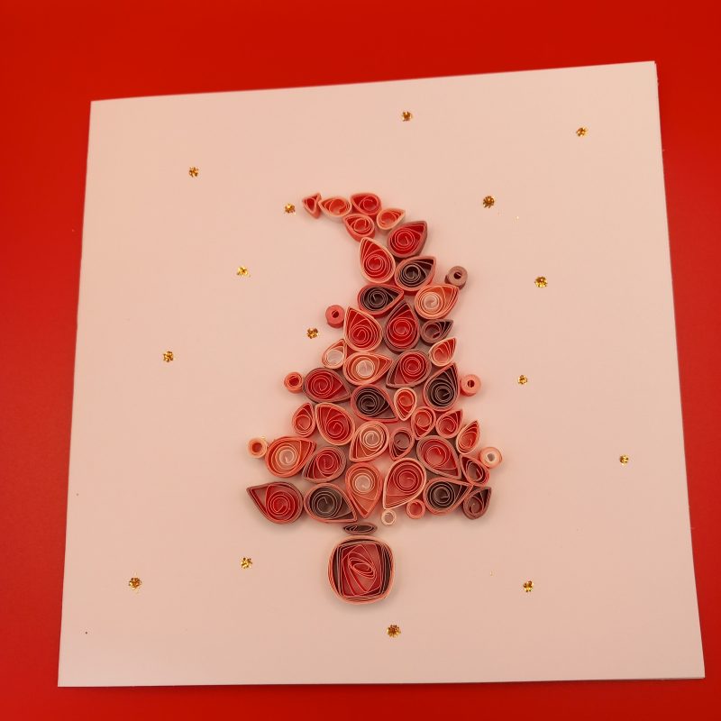 Christmas Cards quilled design