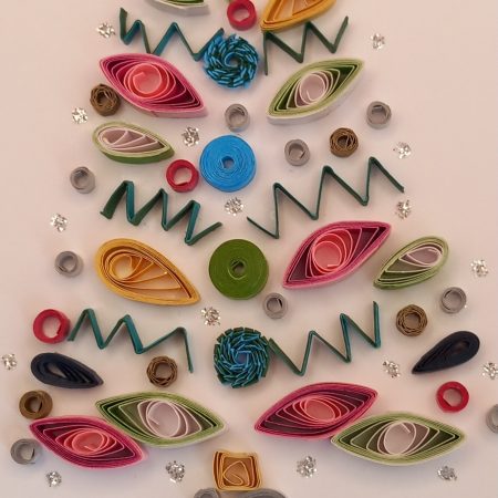 Christmas Cards quilled design.