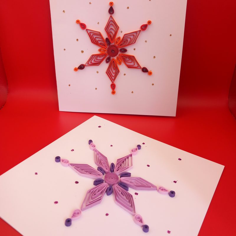 Christmas Cards quilled design
