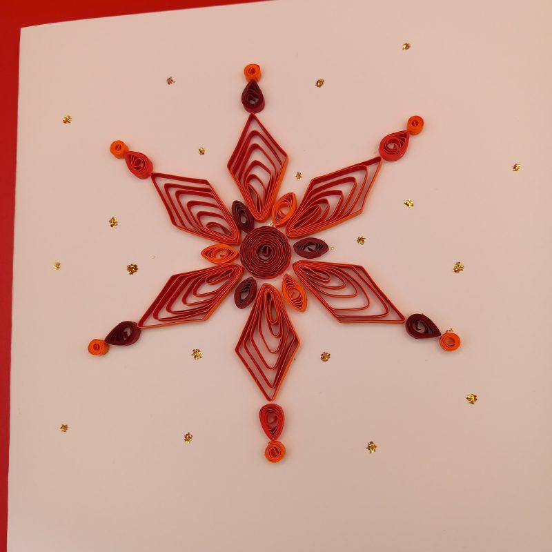 Christmas Cards quilled design