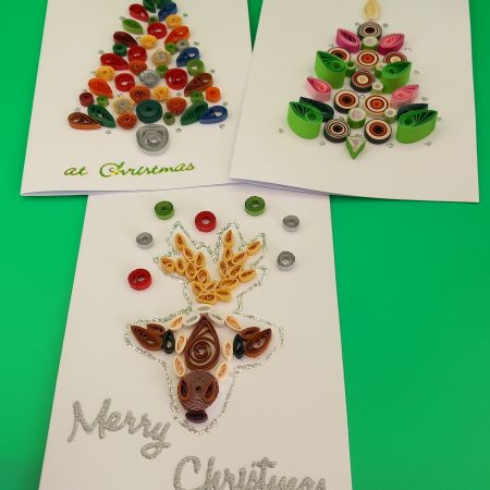 Christmas Cards quilled design