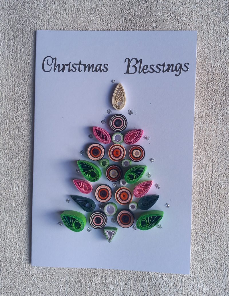 Christmas Cards quilled design