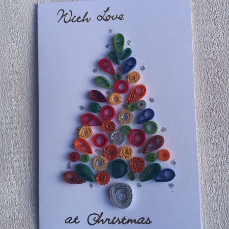 Christmas Cards quilled design