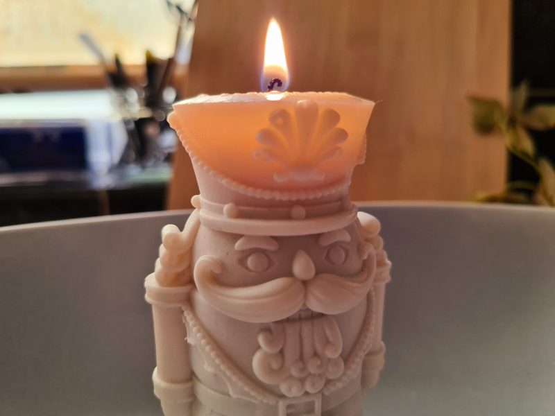 Nutcracker Christmas Candles | Handmade Christmas Decorations | Festive Home Décor | Christmas Gift