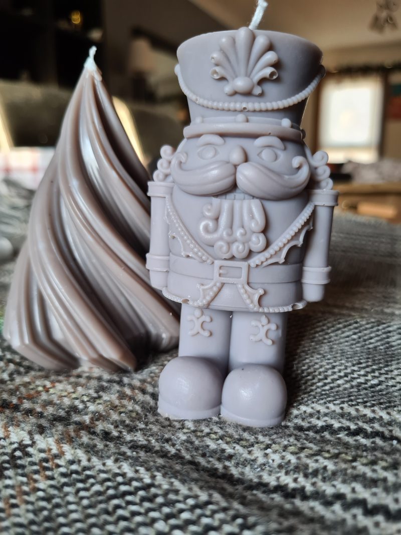 Nutcracker Christmas Candles | Handmade Christmas Decorations | Festive Home Décor | Christmas Gift