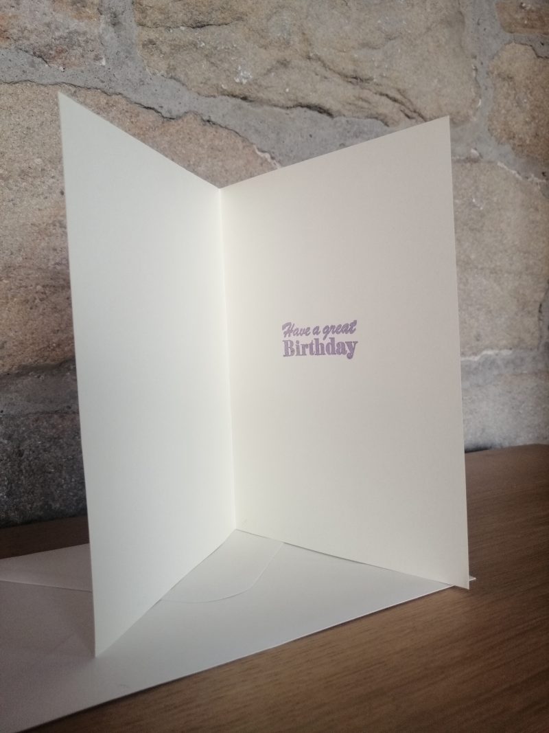 "Happy Birthday" handmade card with beautiful butterflies