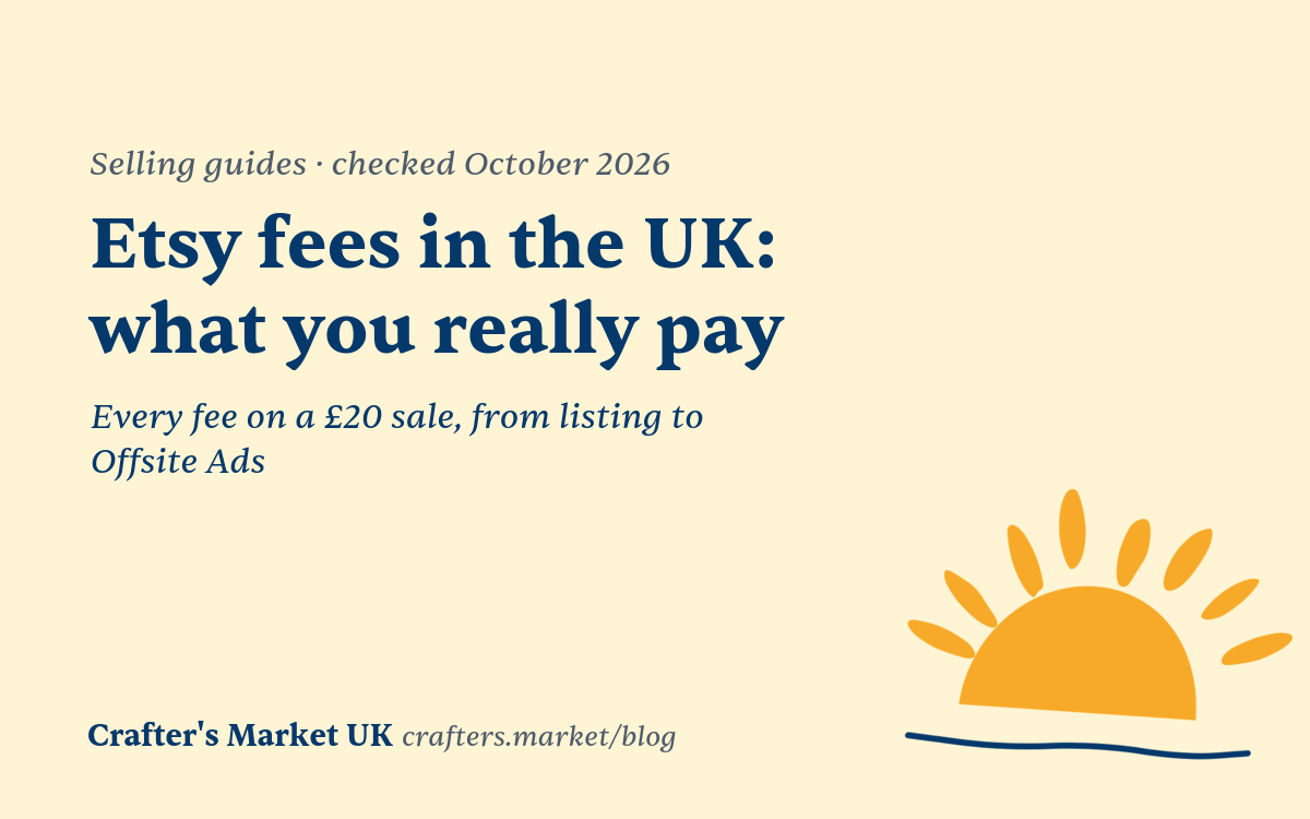 Etsy fees in the UK: what you really pay