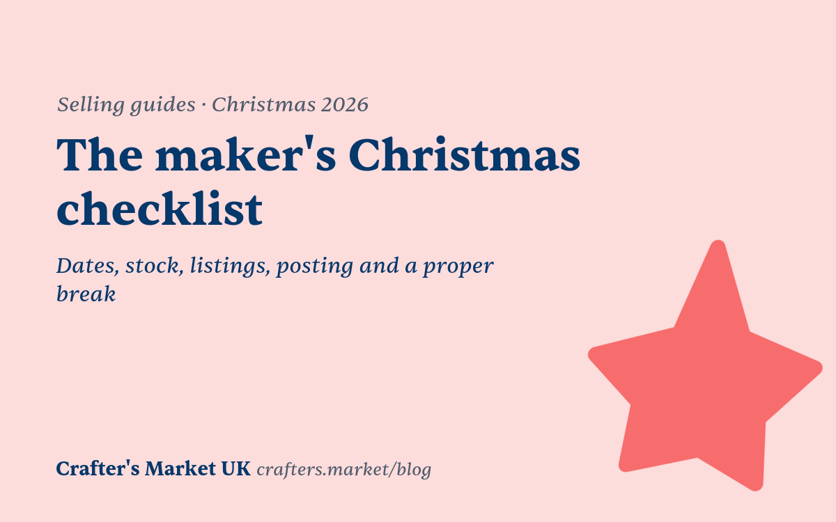 The maker's Christmas checklist