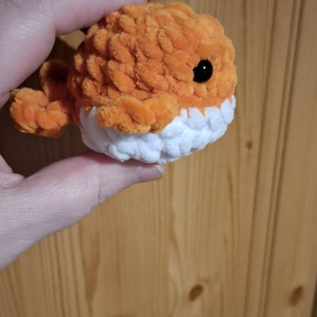 Handmade Crocheted Whale Plushie, Soft Chenille, Custom Colours (Copy)