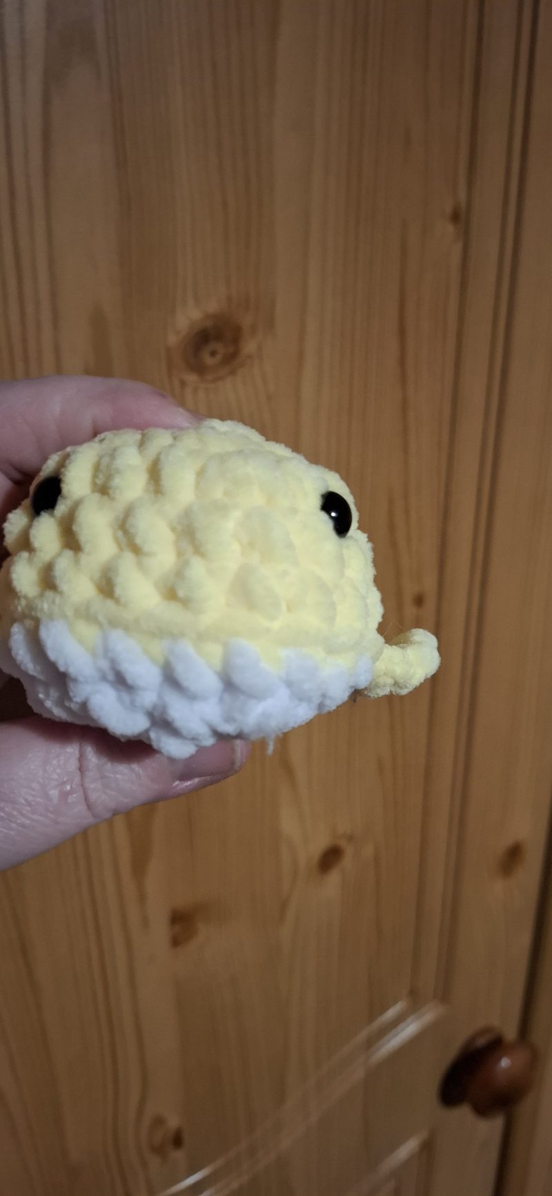 Handmade Crocheted Whale Plushie, Soft Chenille, Custom Colours (Copy)