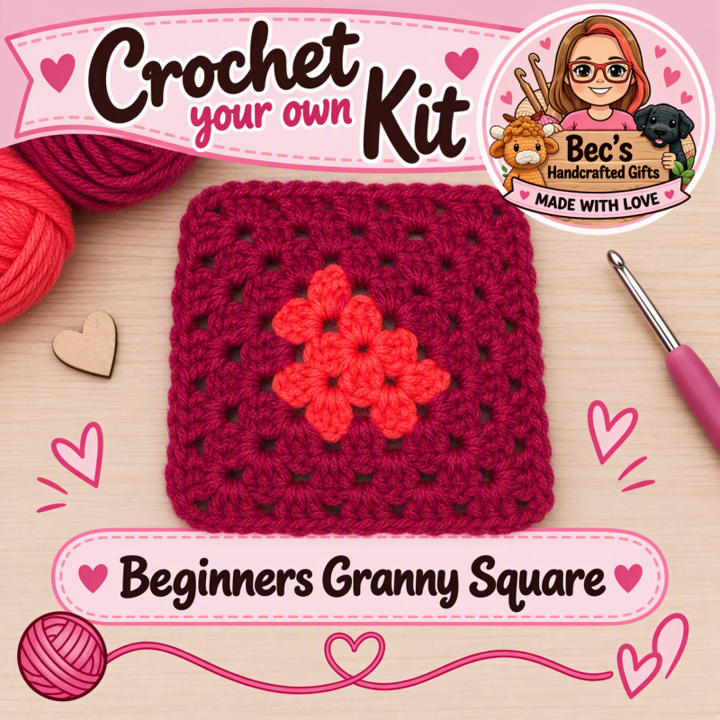Crochet Your Own - Crochet Phone Case Kit with Hook and Yarn