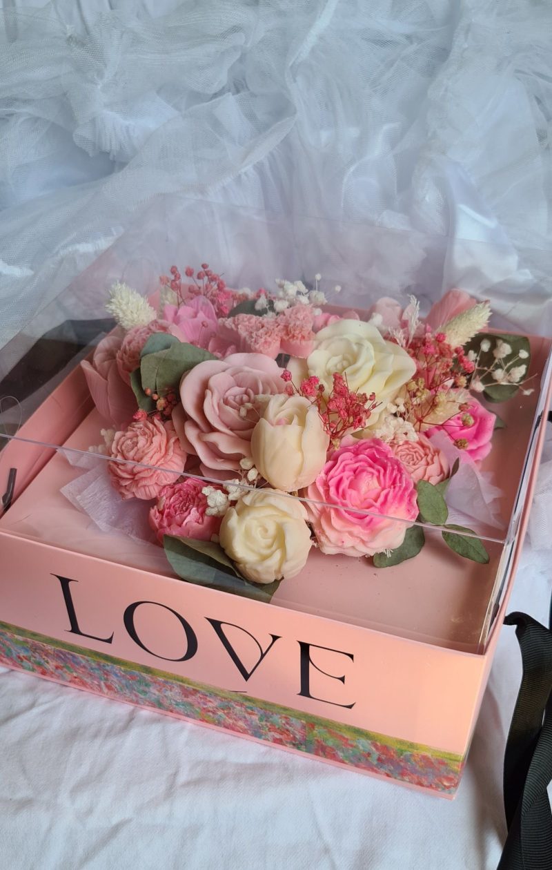 Luxury Floral Wax Melt Gift Box, Gift for Her, Mother,Wedding,Birthday