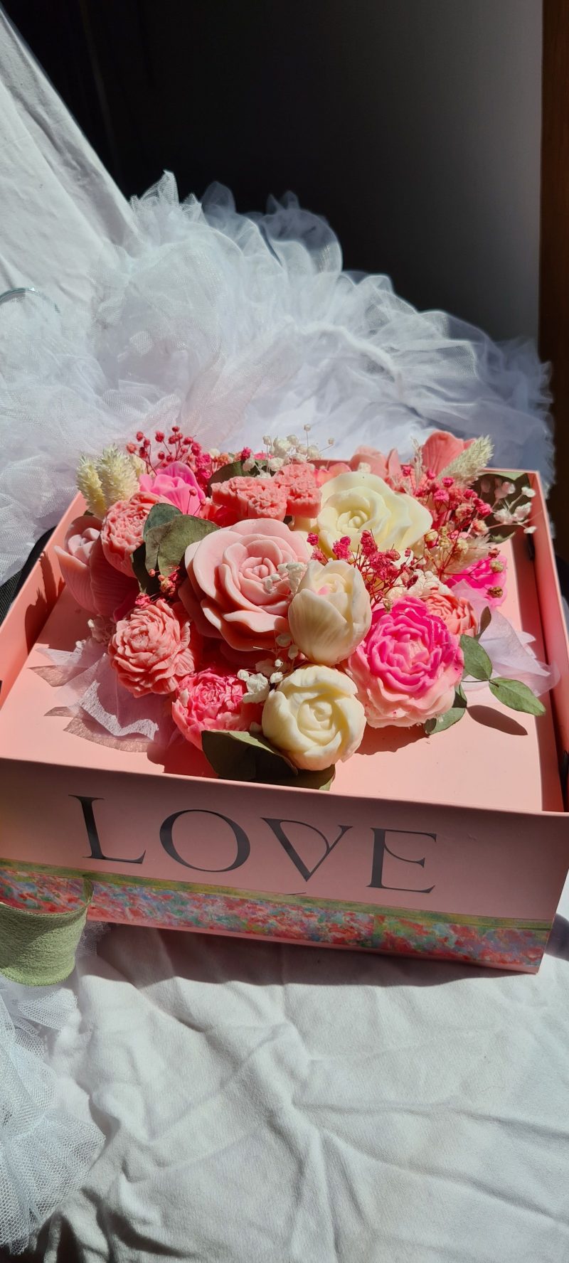 Luxury Floral Wax Melt Gift Box, Gift for Her, Mother,Wedding,Birthday