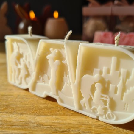 MUM & DAD Silhouette Candle | Heartfelt Family Gift