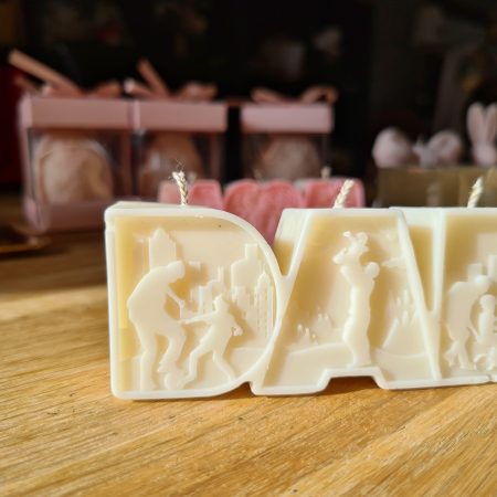 MUM & DAD Silhouette Candle | Heartfelt Family Gift