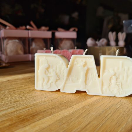 MUM & DAD Silhouette Candle | Heartfelt Family Gift