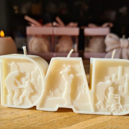 MUM & DAD Silhouette Candle | Heartfelt Family Gift