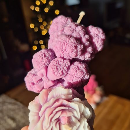 Personalised Floral Candle & Wax Melt Bouquet – Custom Soy Wax Gift Box