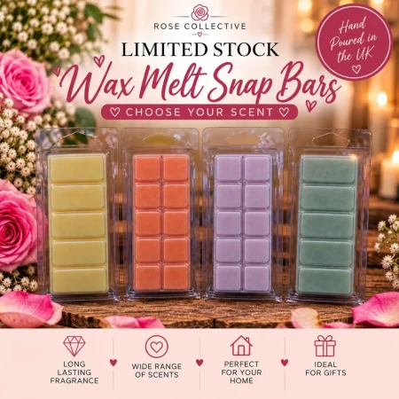 Scented Wax Melt Snap Bars, Ready Made Wax Melts, Choose Your Fragrance, Handmade UK