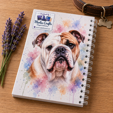 Dashing Dogs Collection – Part 2: Big & Beautiful – Handmade A5 Spiral Bound Notebook