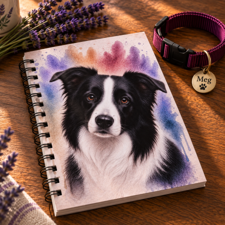 Dashing Dogs Collection – Part 2: Big & Beautiful – Handmade A5 Spiral Bound Notebook