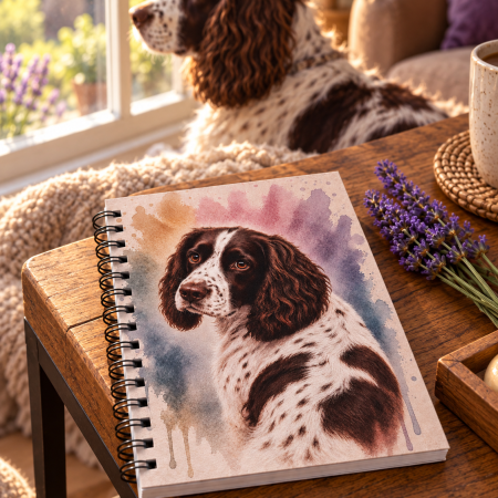Dashing Dogs Collection – Part 2: Big & Beautiful – Handmade A5 Spiral Bound Notebook