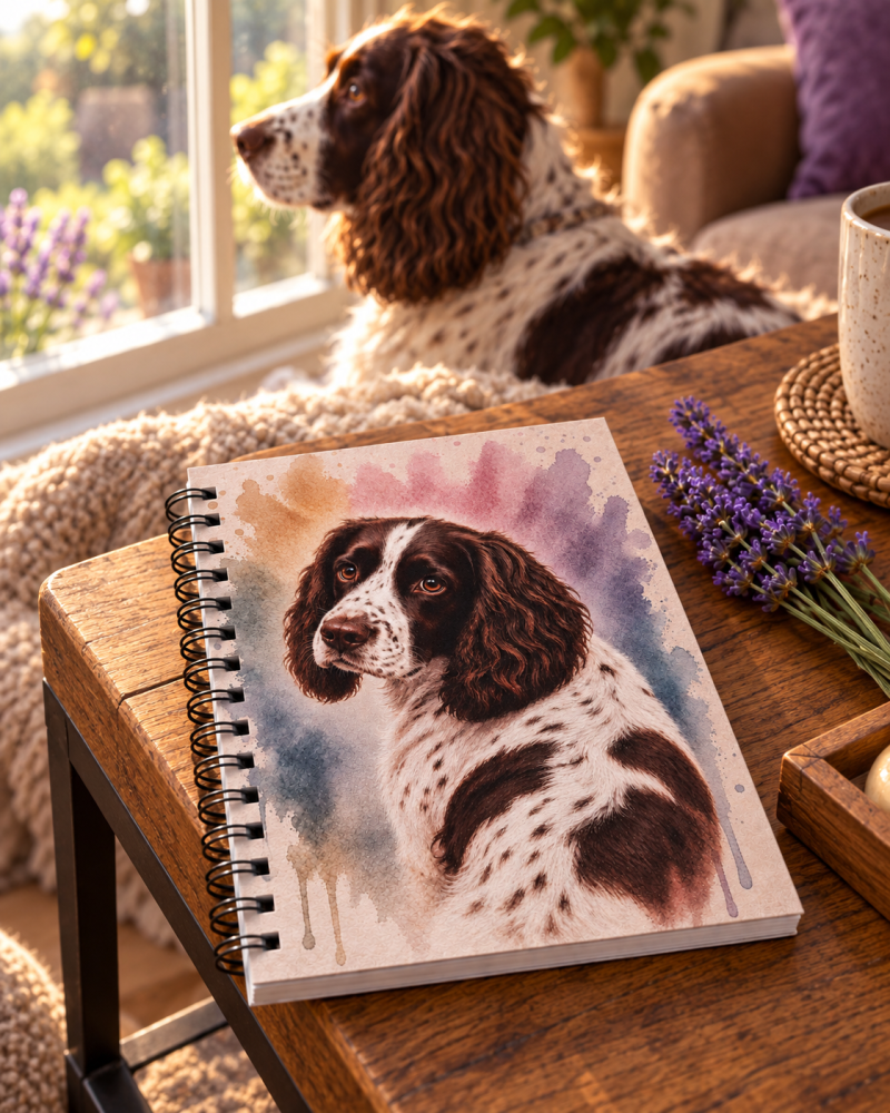 Dashing Dogs Collection – Part 2: Big & Beautiful – Handmade A5 Spiral Bound Notebook