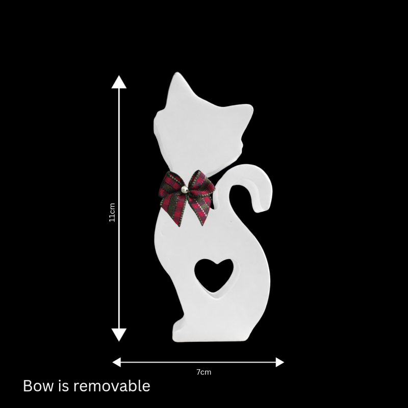 Hand-Cast Cutout Cat Aroma Diffuser