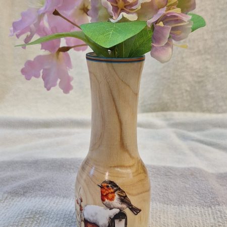 Turned Wooden Posey varse.
