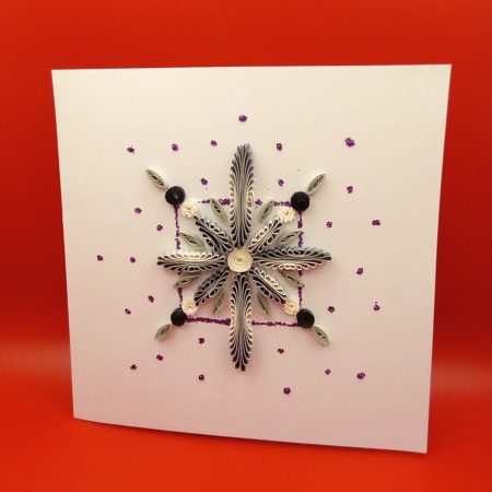 Christmas Cards quilled design.