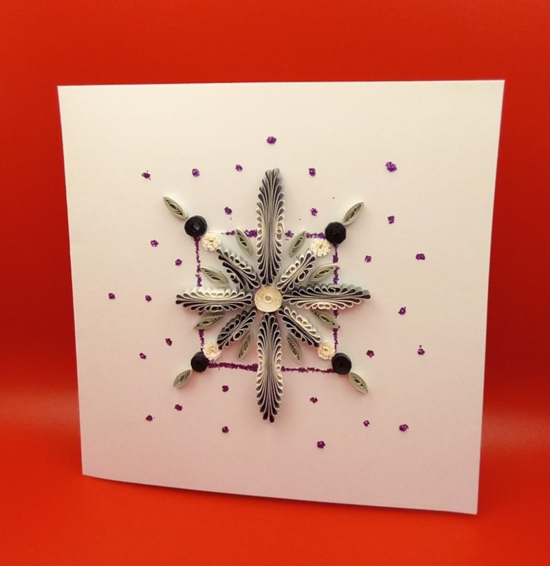 Christmas Cards quilled design.