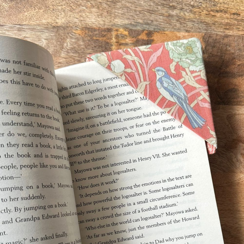 Fabric Corner Bookmark (Set of 2)