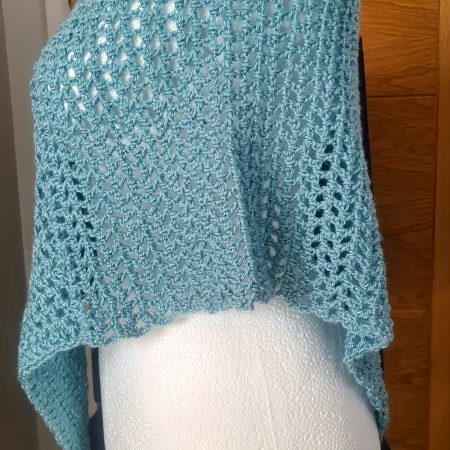 Turquoise Sparkly Poncho