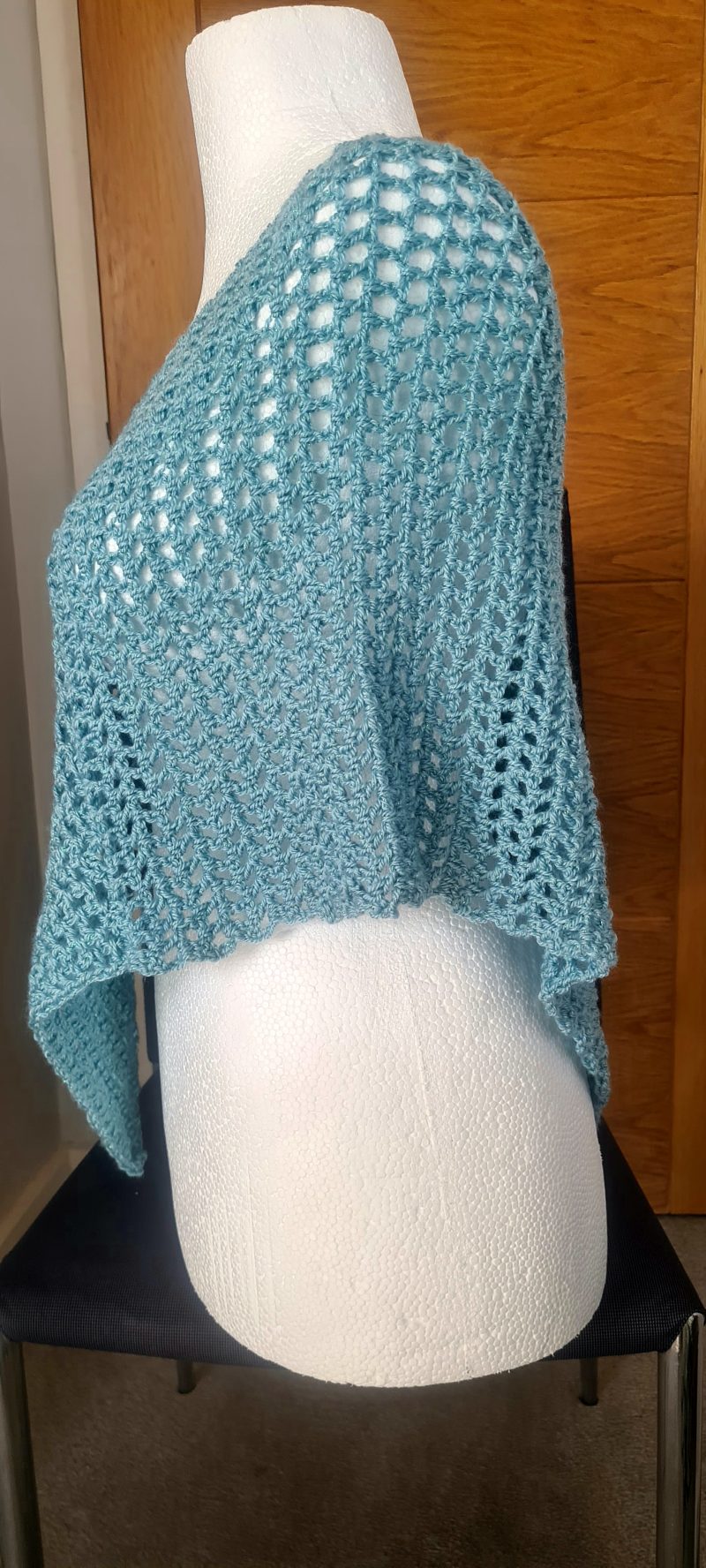 Turquoise Sparkly Poncho