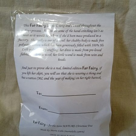 Fat Fairy – for the more MATURE Christmas Tree