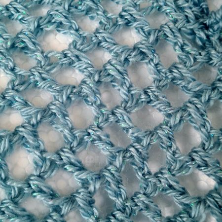 Turquoise Sparkly Poncho