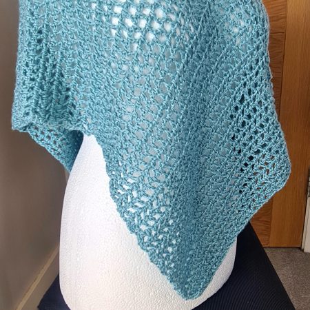 Turquoise Sparkly Poncho