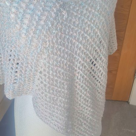 White Sparkly Poncho