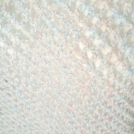 White Sparkly Poncho