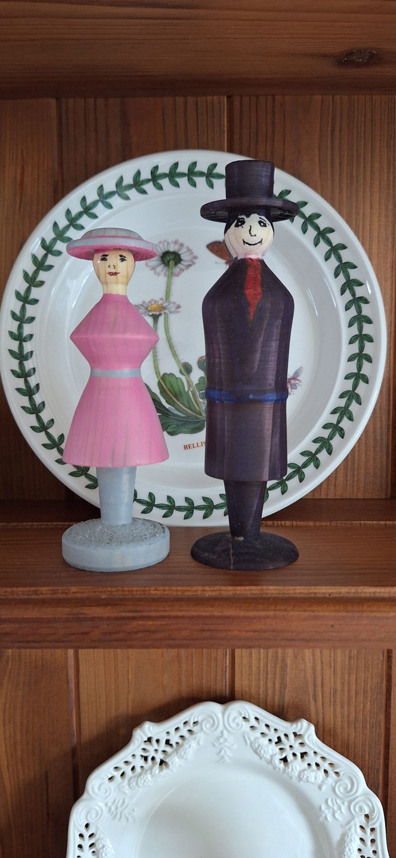 Lady and Gentleman Figures .