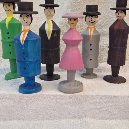 Lady and Gentleman Figures .