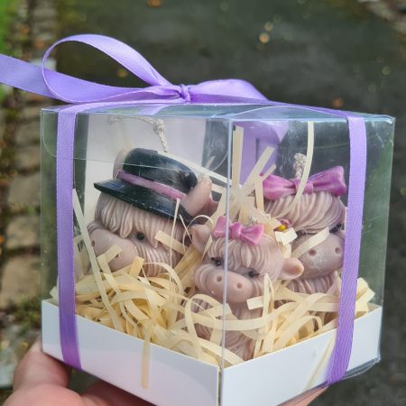 Highland cow candle gift box - Family home decor