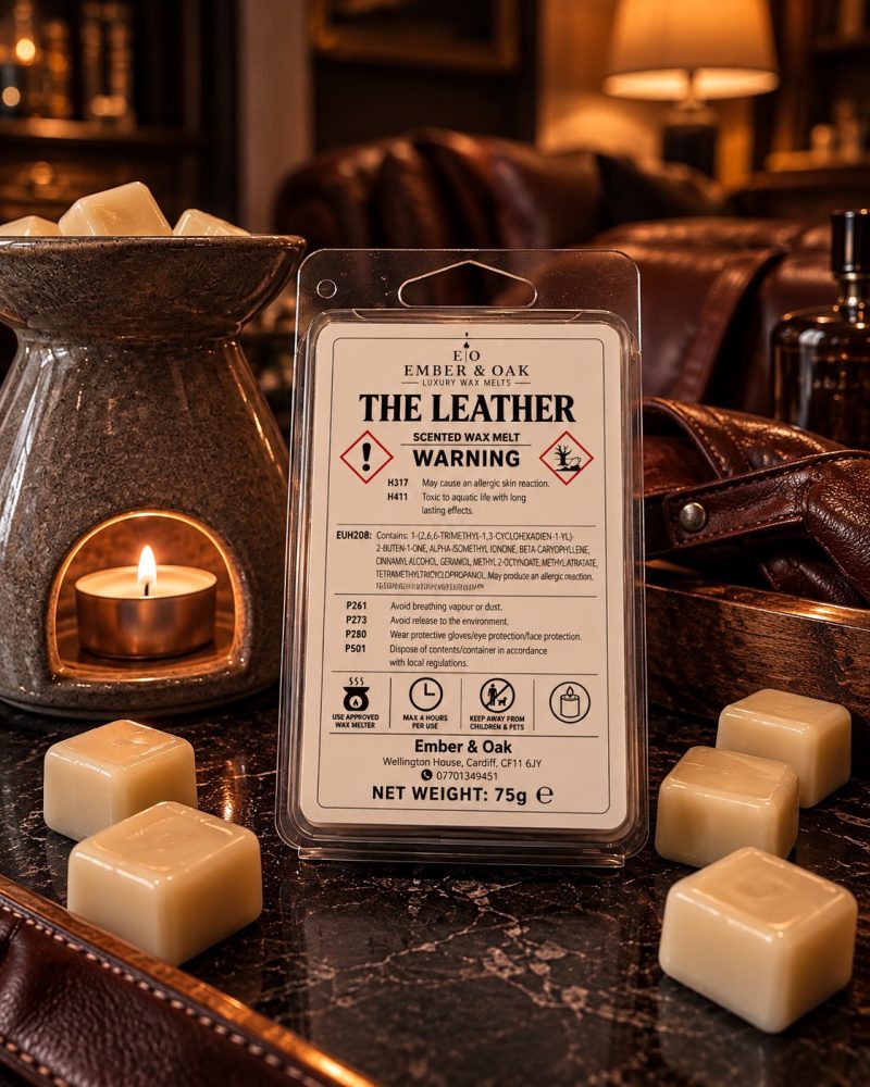 The Leather – Inspired by Tom Ford Ombré Leather | Candles, Wax Melts and Snap Bars