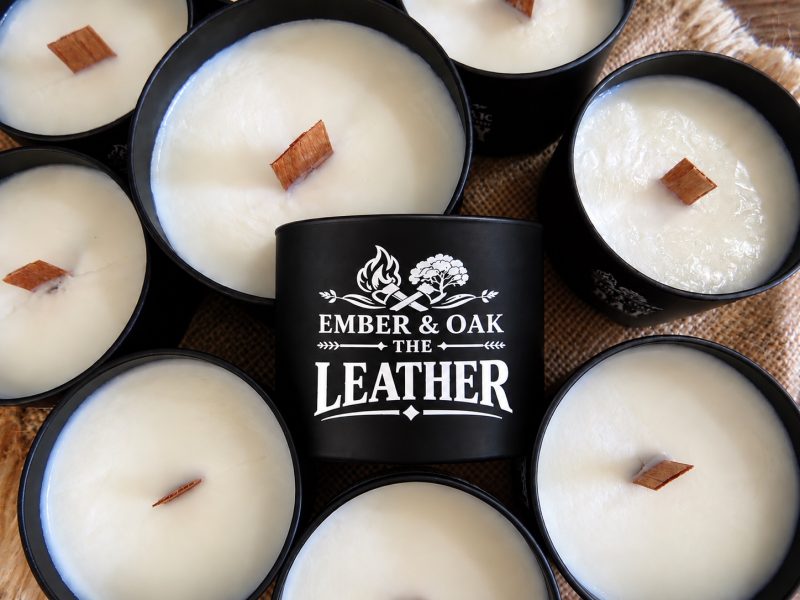 The Leather – Inspired by Tom Ford Ombré Leather | Candles, Wax Melts and Snap Bars