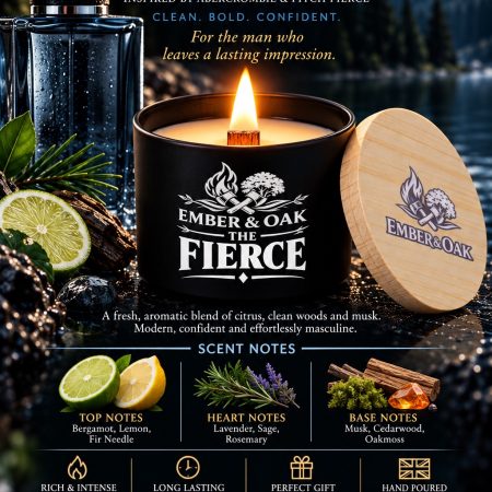 The Fierce – Inspired by Abercrombie and Fitch Fierce | Candles, Wax Melts and Snap Bars