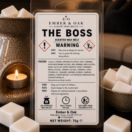 The Boss – Inspired by Hugo Boss Bottled | Candles, Wax Melts and Snap Bars