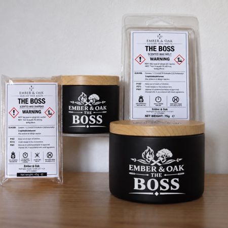 The Boss – Inspired by Hugo Boss Bottled | Candles, Wax Melts and Snap Bars