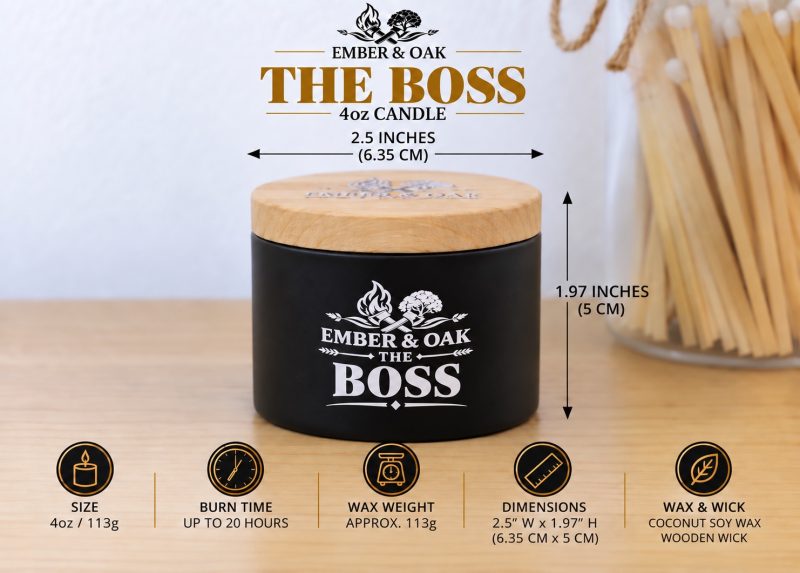 The Boss – Inspired by Hugo Boss Bottled | Candles, Wax Melts and Snap Bars